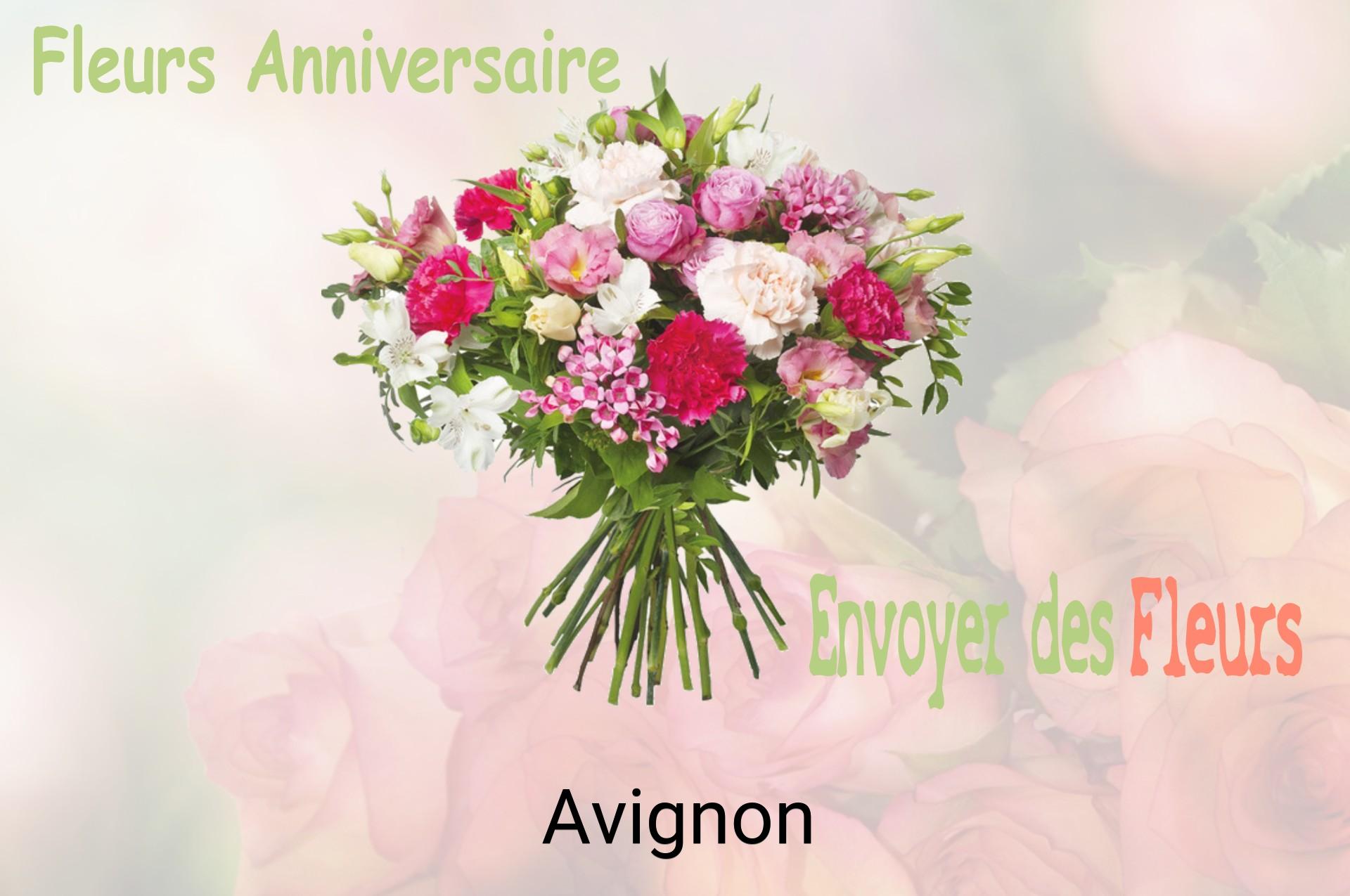 Bouquet de fleurs d’anniversaire livré à Avignon