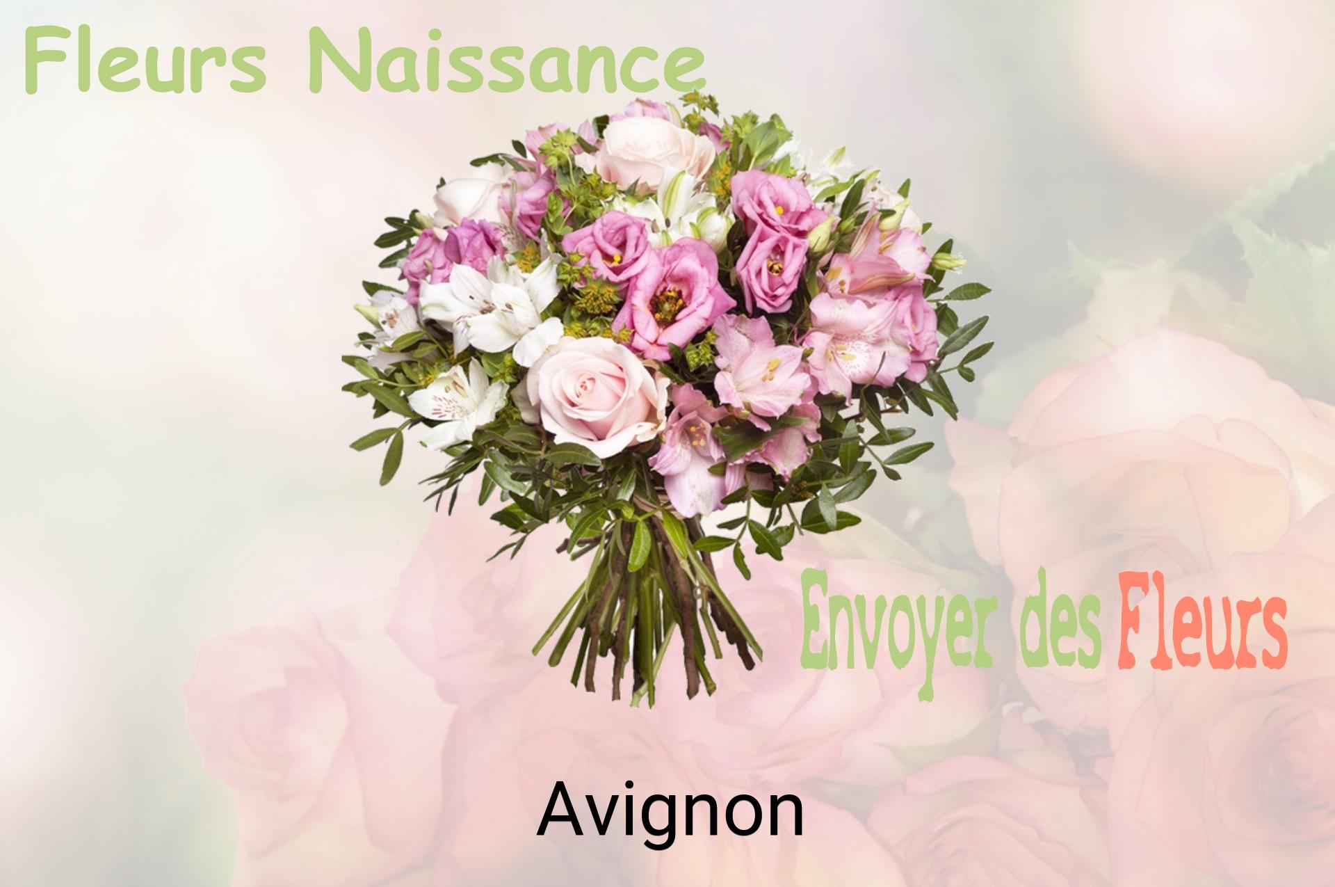 Bouquet de fleurs de naissance livré à Avignon